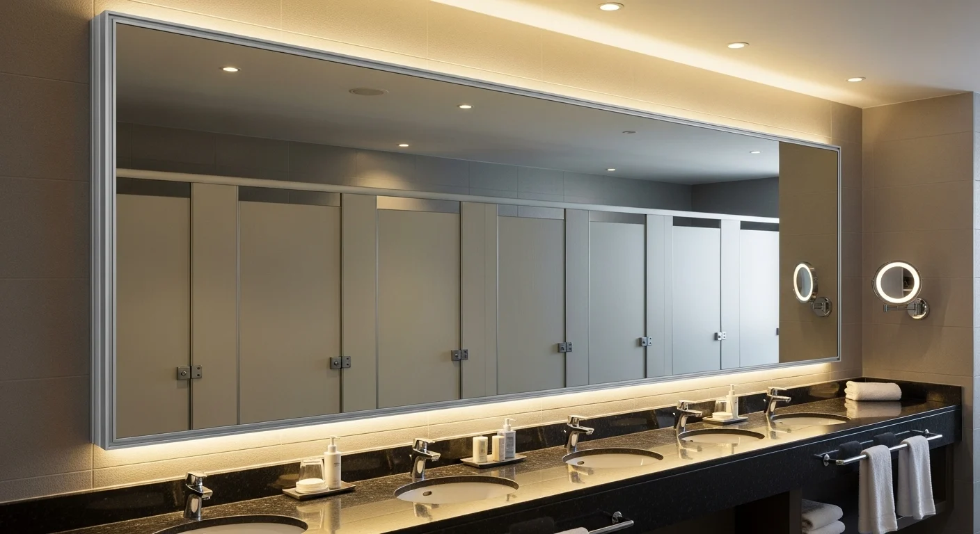 Espejos para baños comunitarios