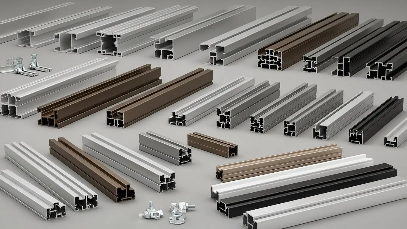 Perfiles de aluminio estructural para techos y pérgolas