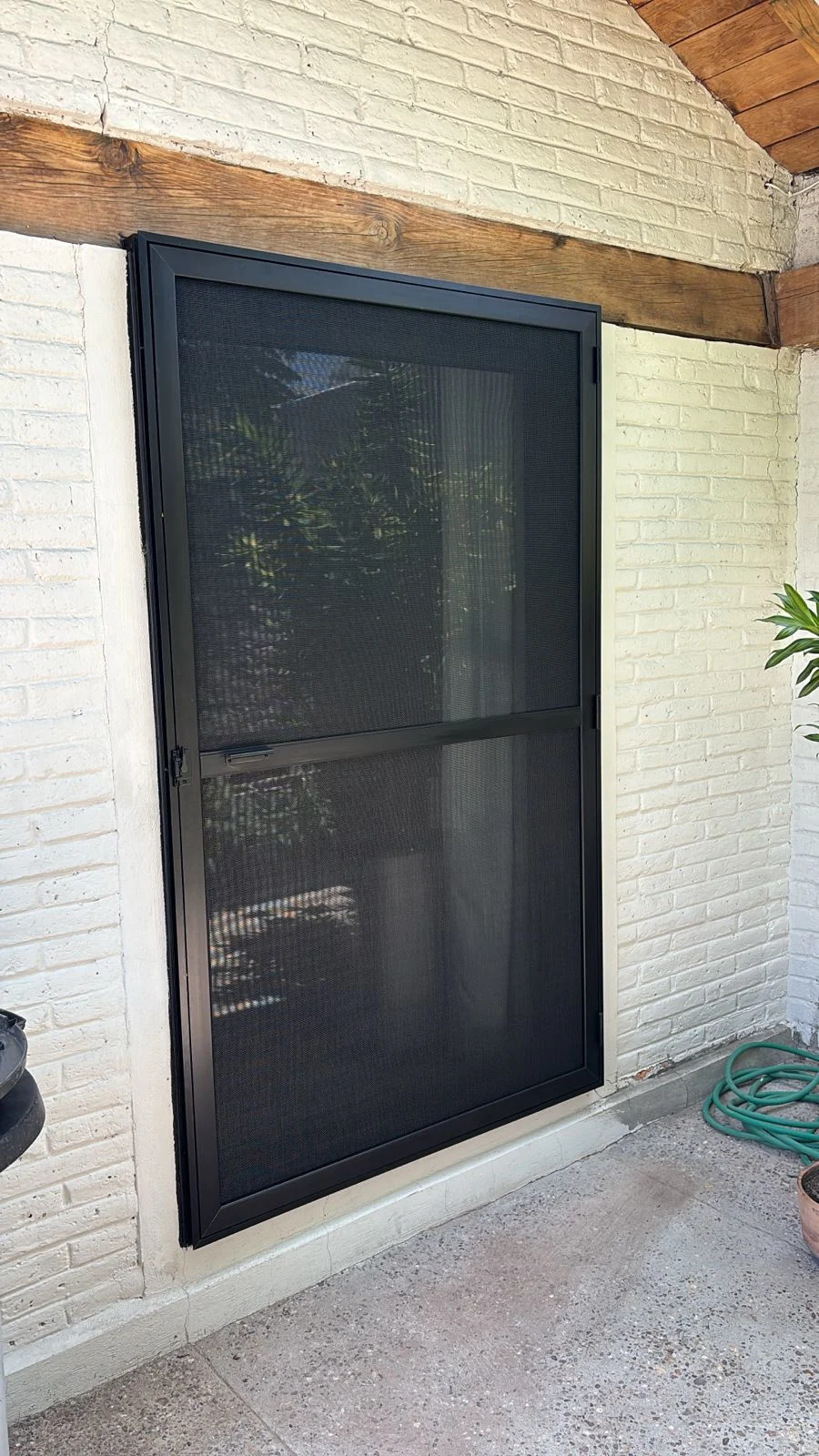 Mosquitero para salida a patio trasero