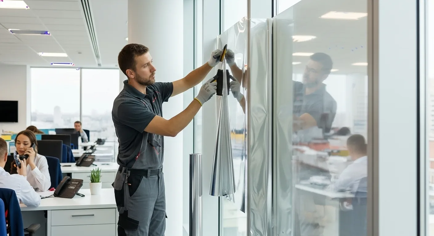 Película para reforzar vidrio laminado