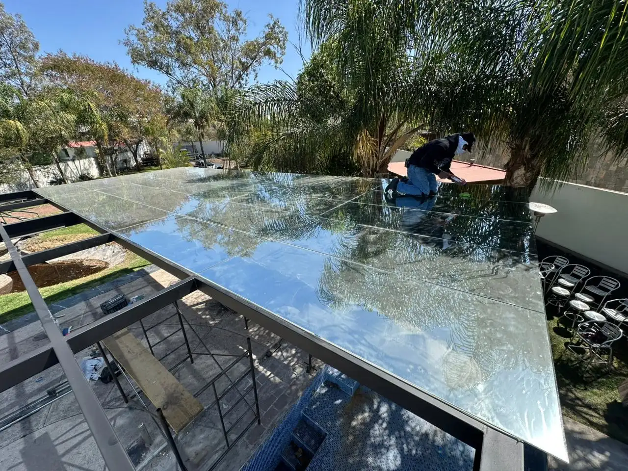 techumbre residencial moderna