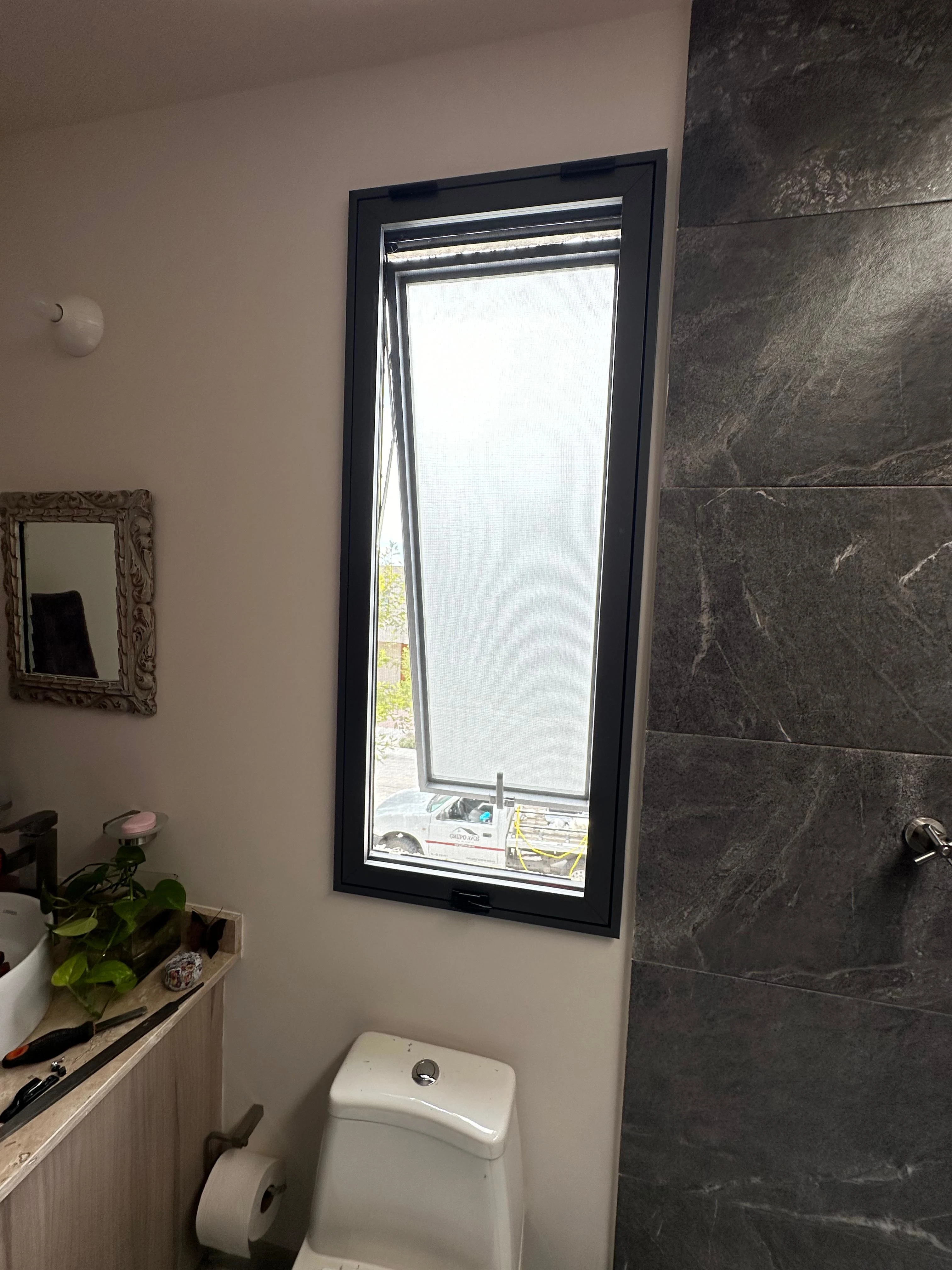 Ventana de baño en casa